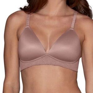 Vanity Fair Effortless Wireless Convertable Bra 77164 Enchanted Mauve 40D